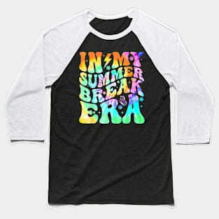 In My Summer Break Era Tie Dye Teacher Summer Break Vacation Baseball T-Shirt